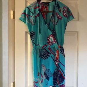 Yumi Kim 100% silk silk wrap dress small